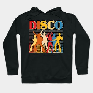 Disco 70s Disco Themed Vintage Retro Dancing Hoodie